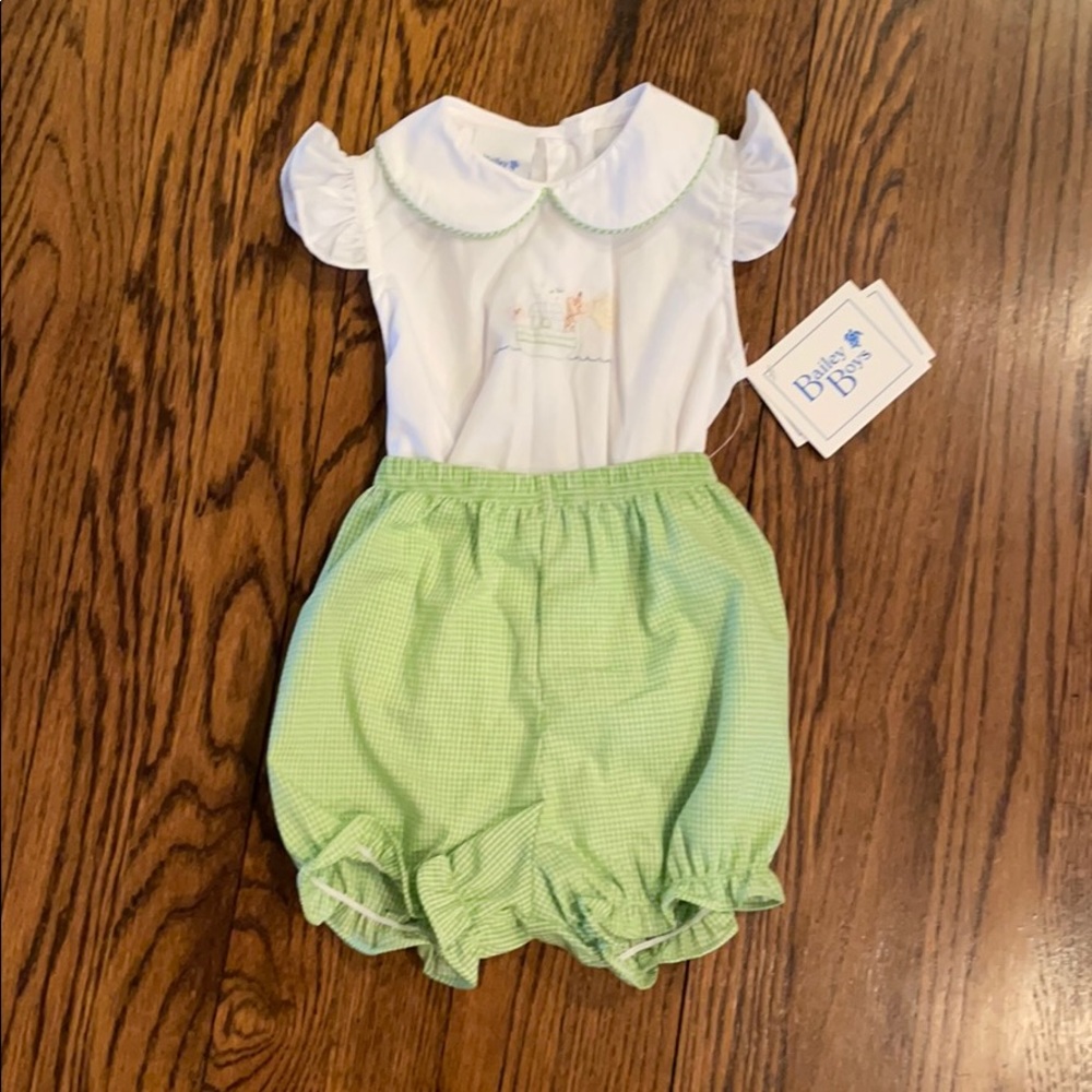 Bailey Boys ark bloomer set